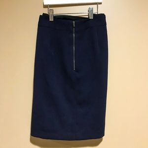 Banana Republic | Navy Pencil Skirt w/ Slit